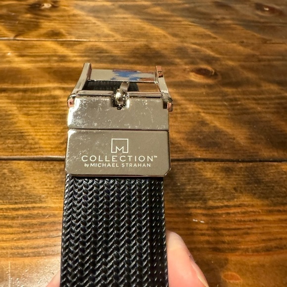 Black Dress Belt from M Collection by Michael Strahan Size L (38-40) Mens - Picture 4 of 5